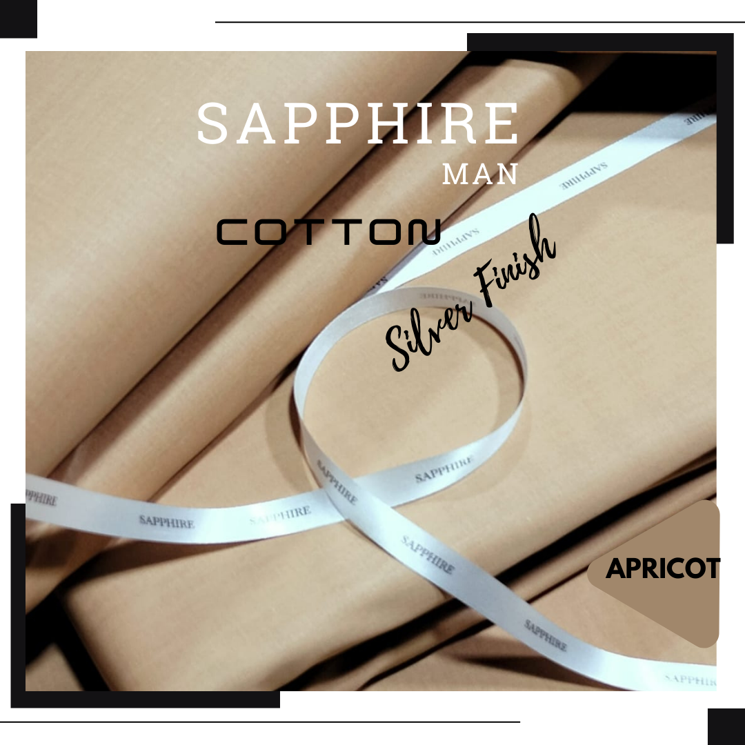 SAPPHIRE COTTON SILVER FINISH