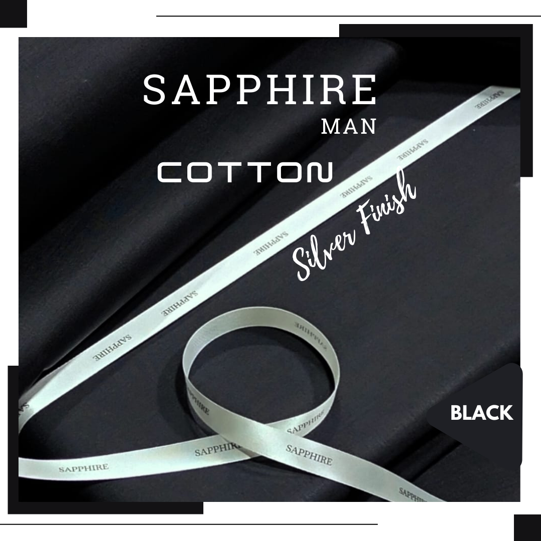 SAPPHIRE COTTON SILVER FINISH