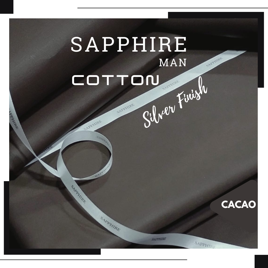 SAPPHIRE COTTON SILVER FINISH