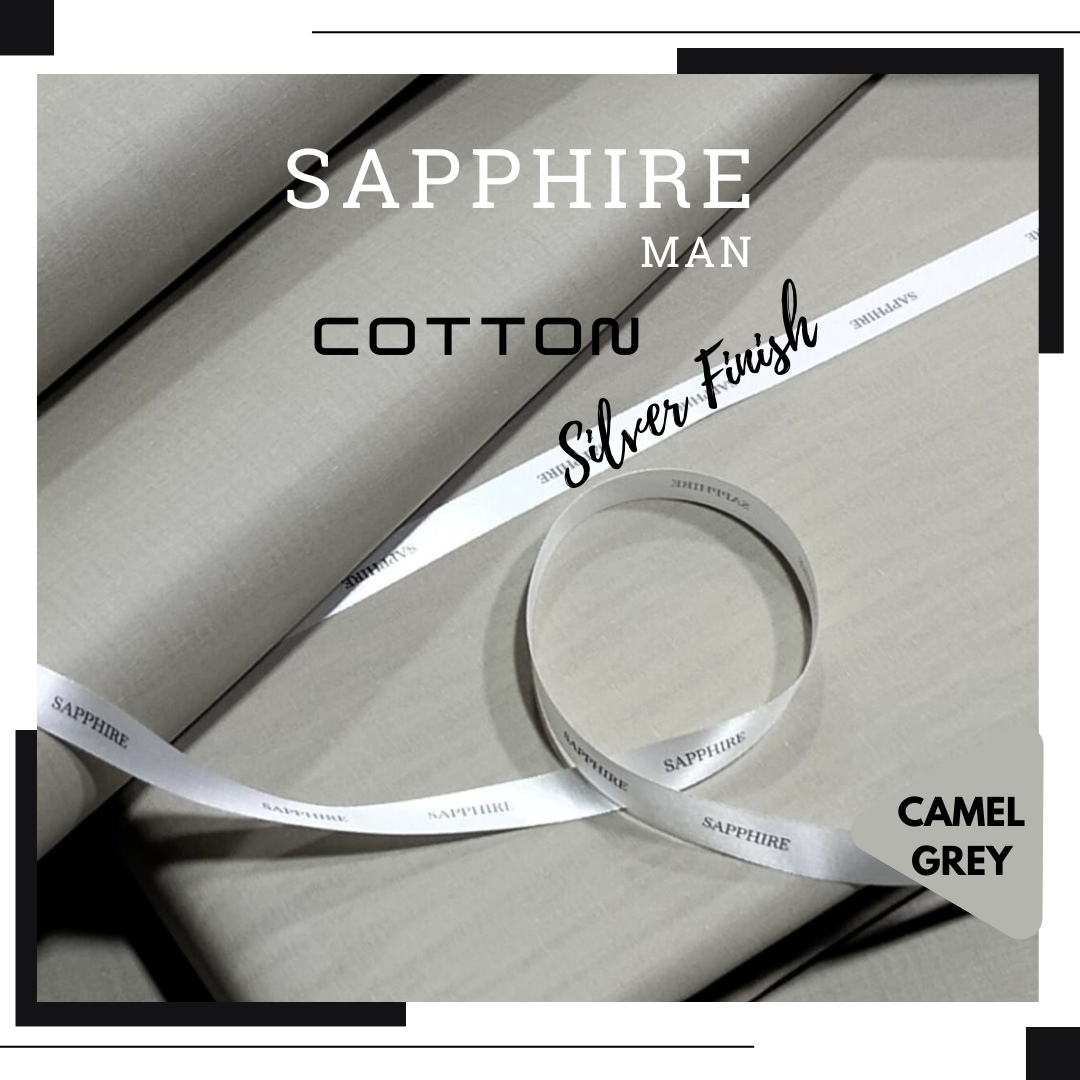 SAPPHIRE COTTON SILVER FINISH