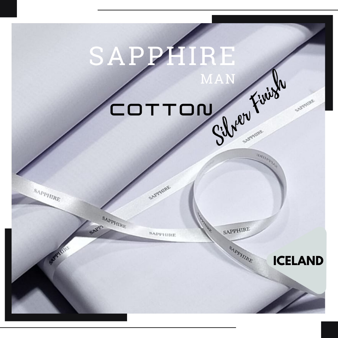 SAPPHIRE COTTON SILVER FINISH