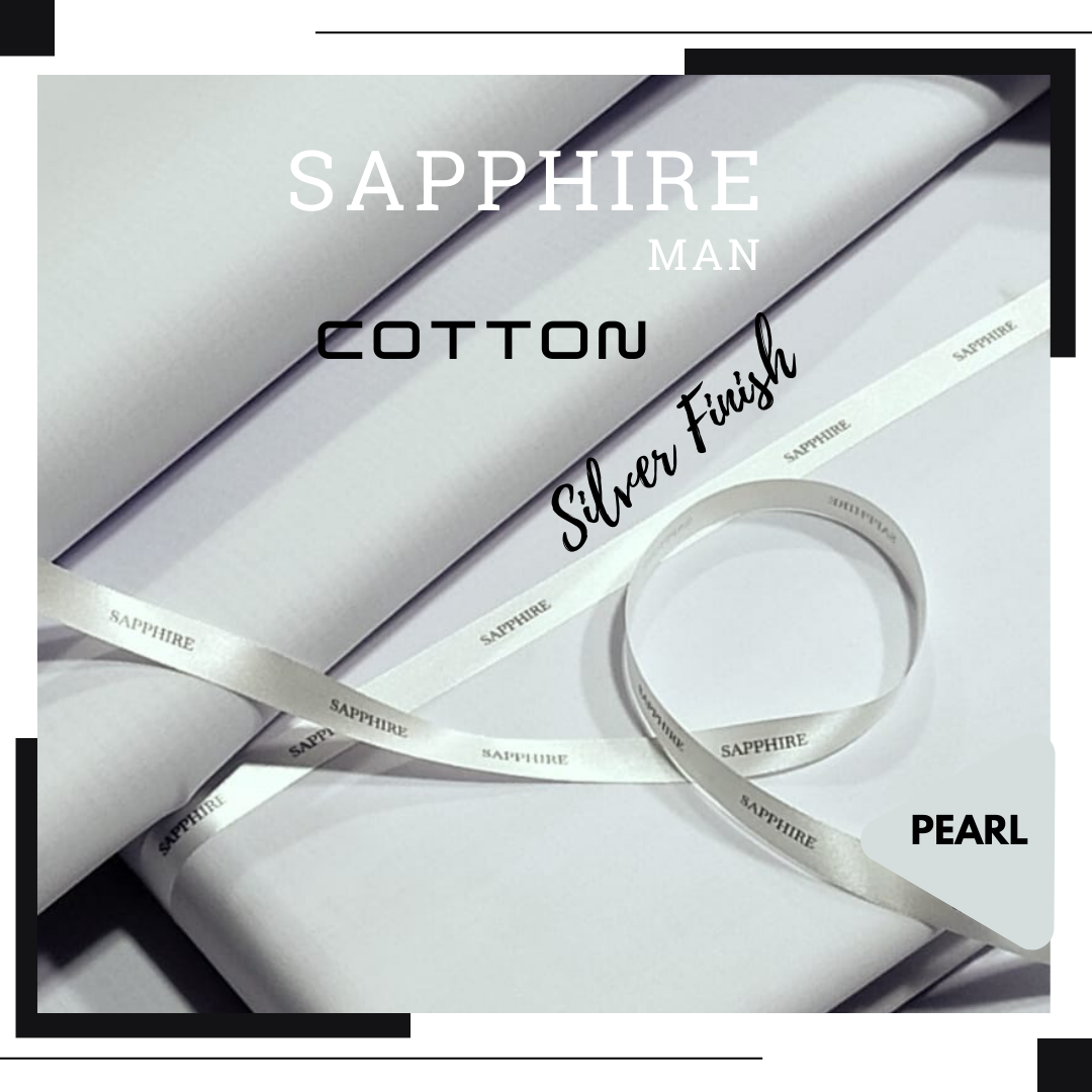 SAPPHIRE COTTON SILVER FINISH