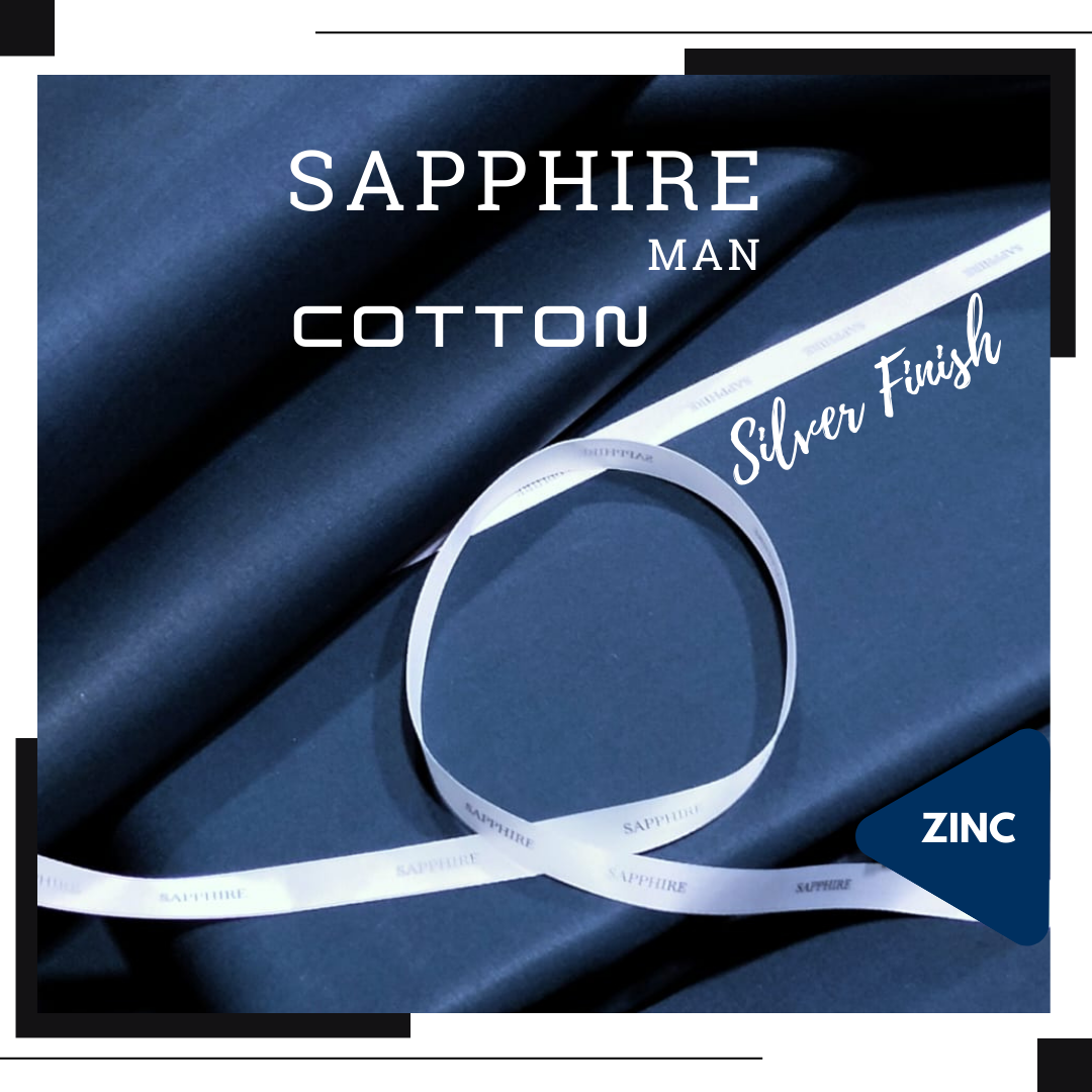 SAPPHIRE COTTON SILVER FINISH