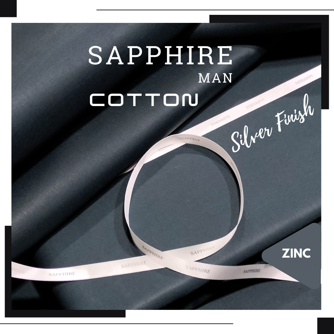 SAPPHIRE COTTON SILVER FINISH